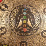 Chakra Gong - Painted Tibetan Gong