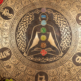 Chakra Gong - Painted Tibetan Gong