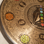 Chakra Gong - Painted Tibetan Gong