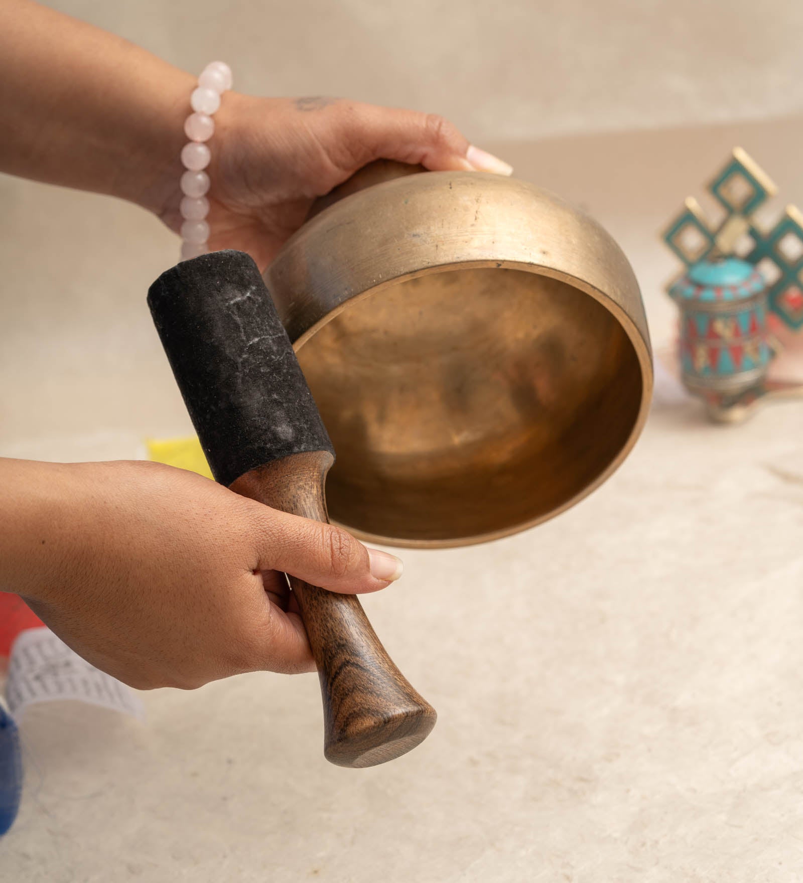 Antique Naga Singing Bowl - Handmade Bowl