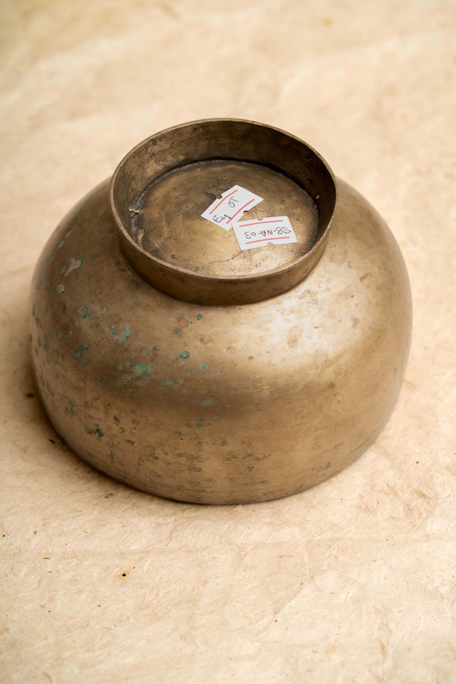 Antique-Style Naga Singing Bowl - Handcrafted Tibetan Bowl