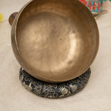 Thadobati Singing Bowl (Lower D3 & Higher A4) for sound and chakra healing.
