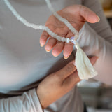 Selenite Mala – 108 Beads for Energy Cleansing