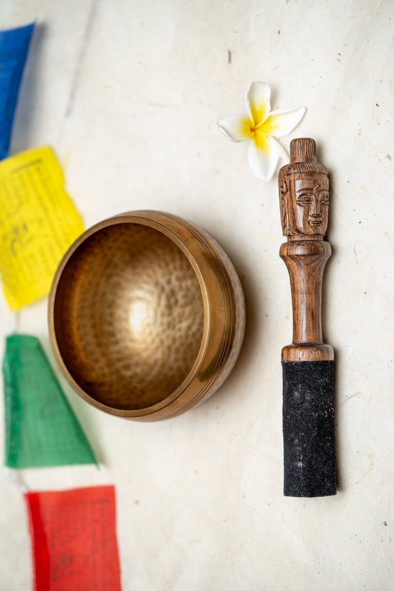 Hand carved Buddha Striker for your singing bowl