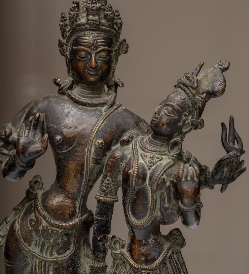 Shiva & Parvati - Sacred Handcrafted statue