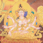 White Tara Thangka for spiritual transformation.