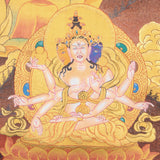 White Tara Thangka for spiritual transformation.