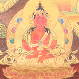 White Tara Thangka for spiritual transformation.