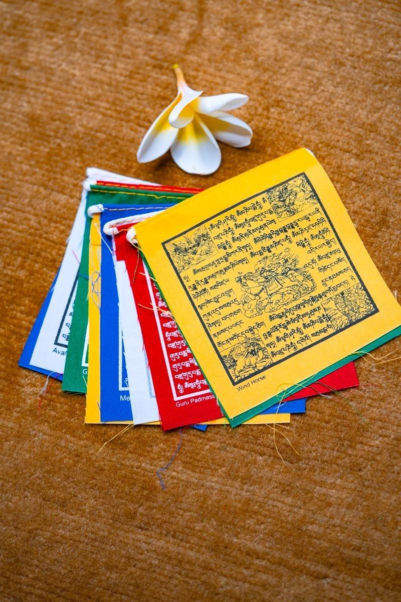 High Quality Cotton Small Tibetan Prayer Flag | Lungta