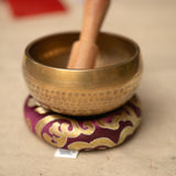Hand Hammered dotted singing bowl best for gifts