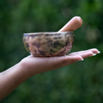 old tibetan singing bowl from himalaya