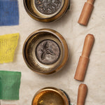 Tibetan Healing Singing Bowl Set for Meditation.