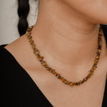 Tiger Eye Chip Necklace