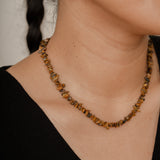 Tiger Eye Chip Necklace