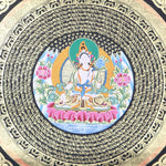White Tara Mandala Thangka for spiritual practices and mini altar.