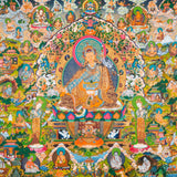 Guru Rinpoche Thangka Painting - Tibetan Handpainted Art
