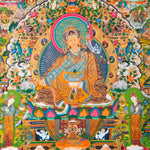 Guru Rinpoche Thangka Painting - Tibetan Handpainted Art