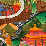 Way to Heaven Thangka for wall hanging decor.