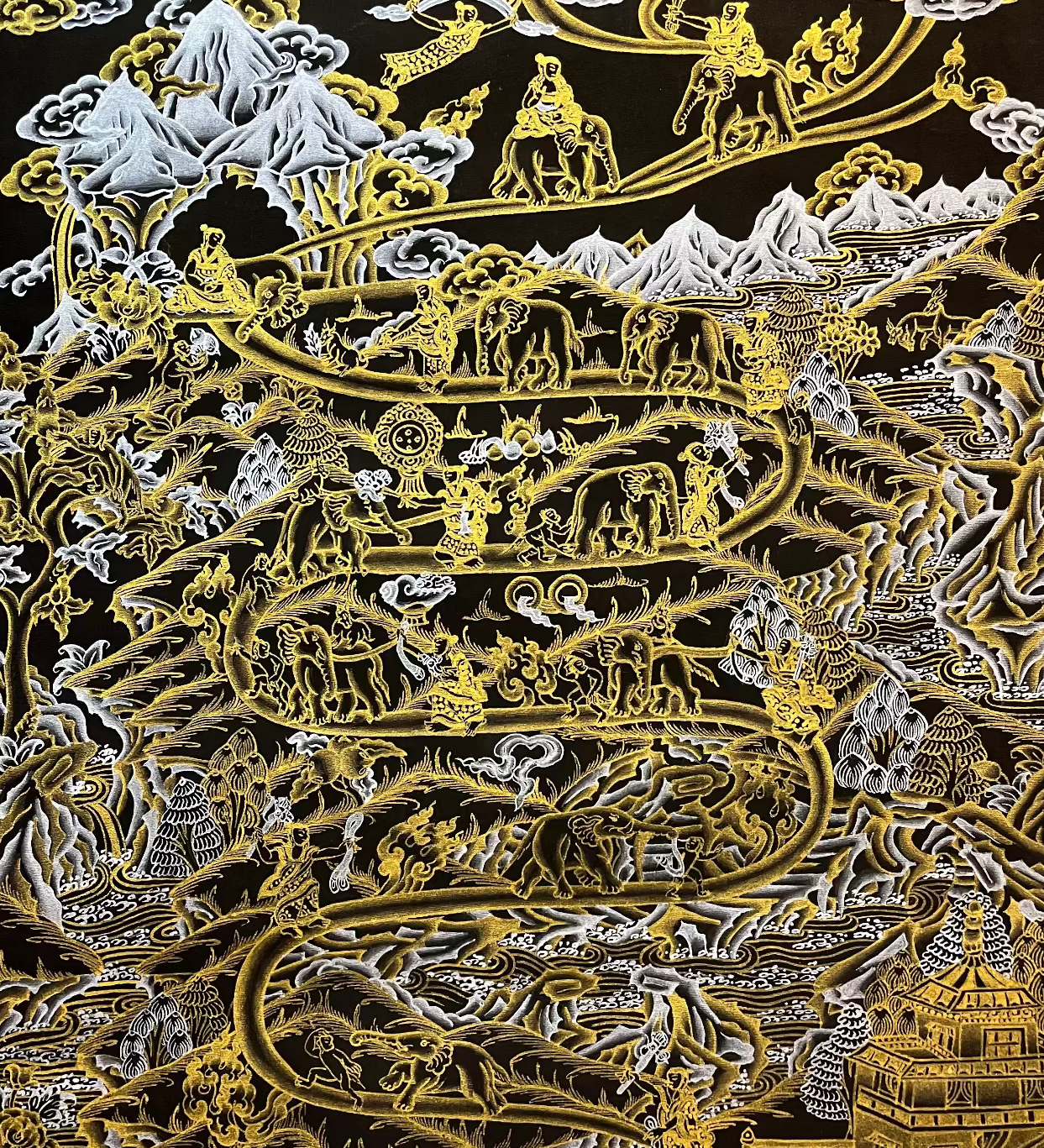 Affordable Way To Heaven Tibetan Thangka art