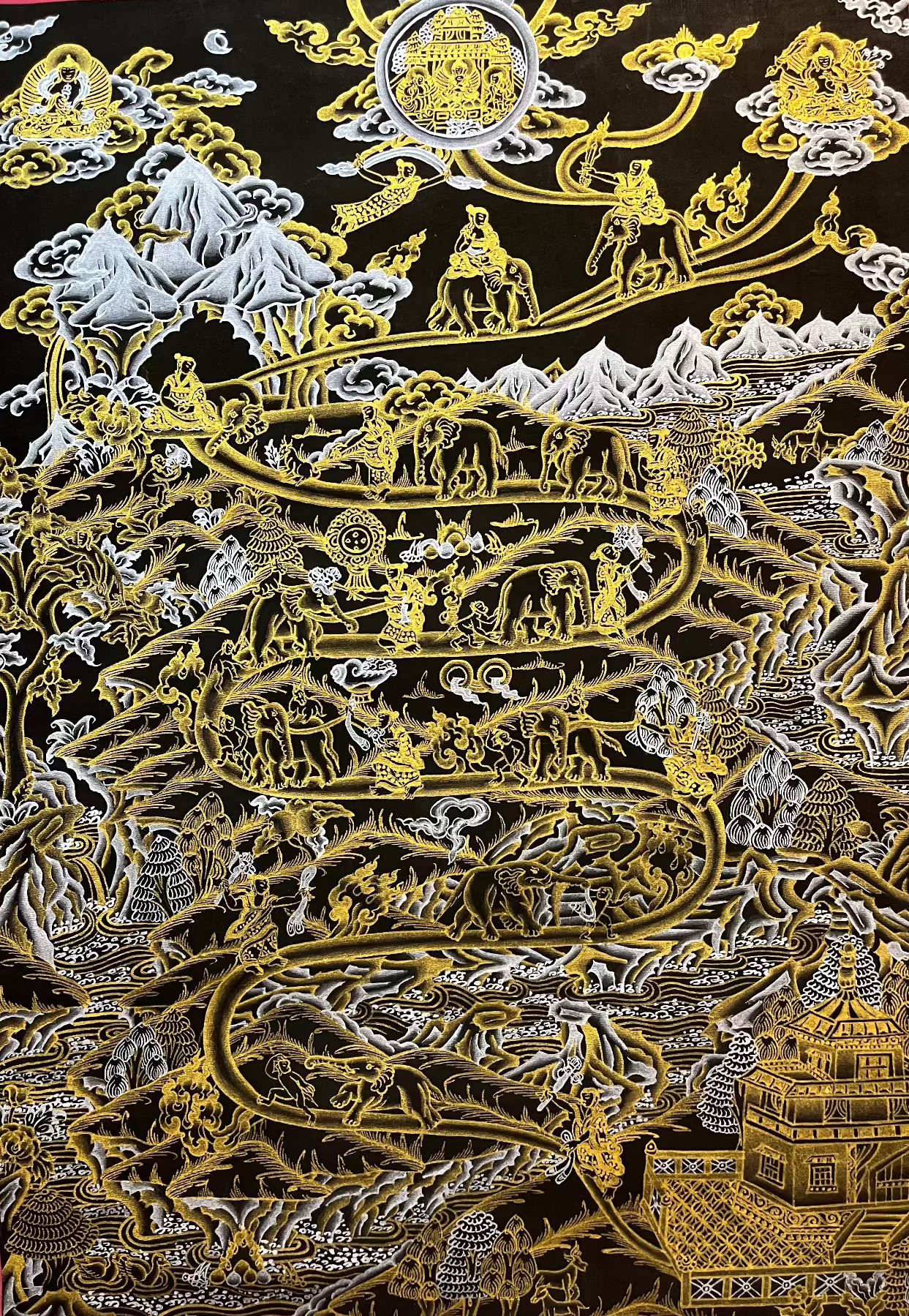 Affordable Way To Heaven Tibetan Thangka art