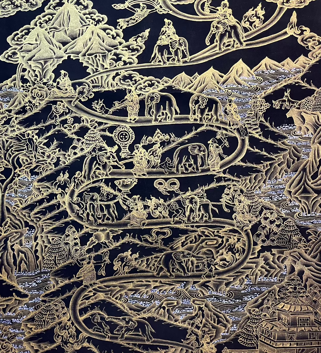 Affordable Way To Heaven Tibetan Thangka art