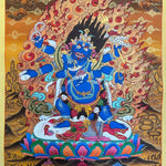 Mahakala Thangka Painting- Wrathful Deity