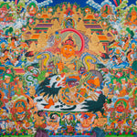 Singha Zambala Master Thangka Painting