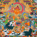 Singha Zambala Master Thangka Painting