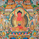 Amitabha Buddha Thangka - Handpainted Tibetan Art