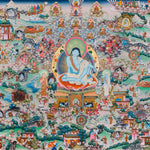 Milarepa Thangka Painting - Sacred Handpainted Art