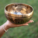 Yin Yang Fine Carving Singing Bowl - Tibetan Bowl.