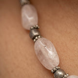 Clear Quartz Beaded Necklace