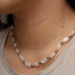 Clear Quartz Beaded Necklace