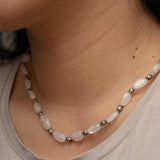 Clear Quartz Beaded Necklace