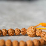 Natural Rudraksha Bead Bracelet - Unisex Bracelet for Spiritual and Yoga Person - Meditation & Healing wrist mala from Himalayas | Shiva