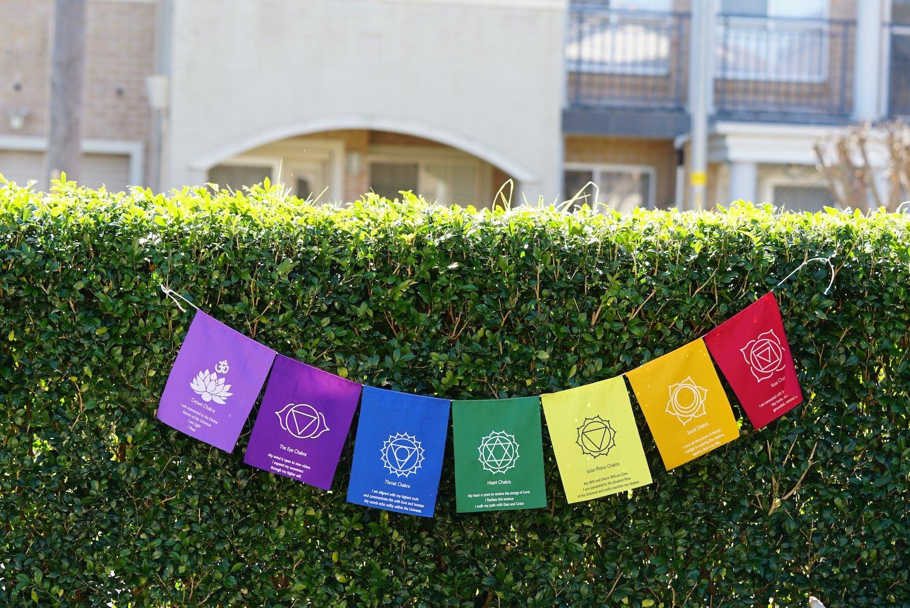 7 Chakra prayer flag for healing and balancing chakra