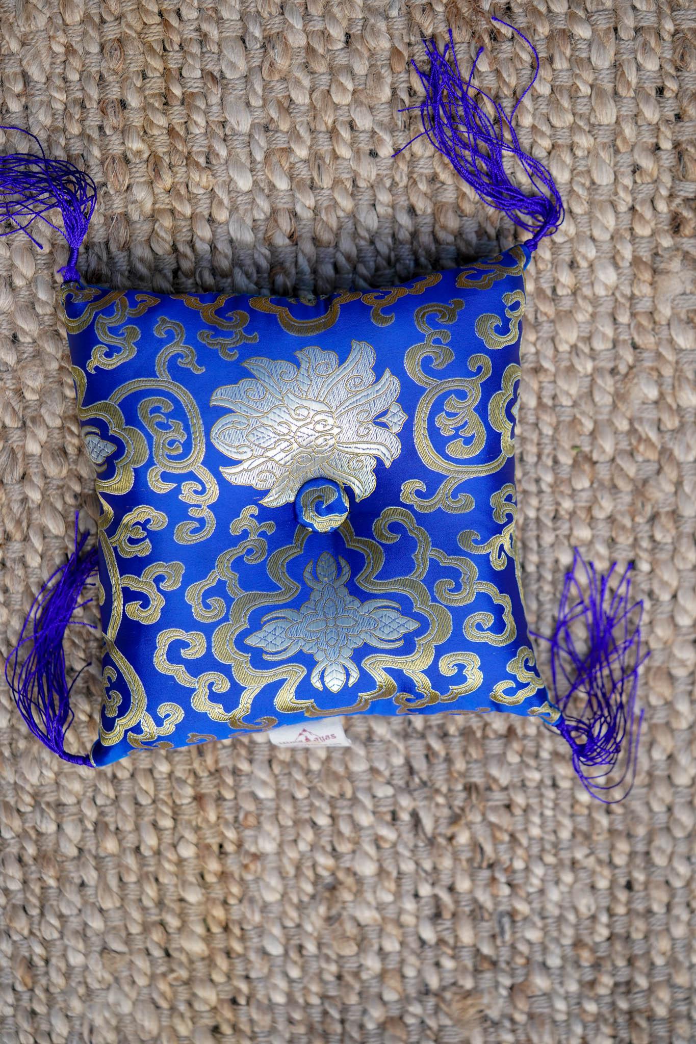 indigo Singing Bowl Cushion