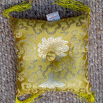 Yellow Singing Bowl Cushion
