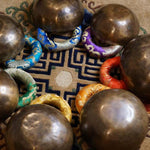 Chakra singing bowl set for sound healing and meditation