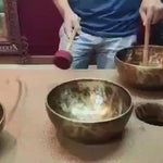 Chakra singing bowl set for sound healing and meditation
