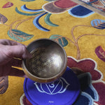 Flower of life Singing Bowl - Tibetan bowl for healing