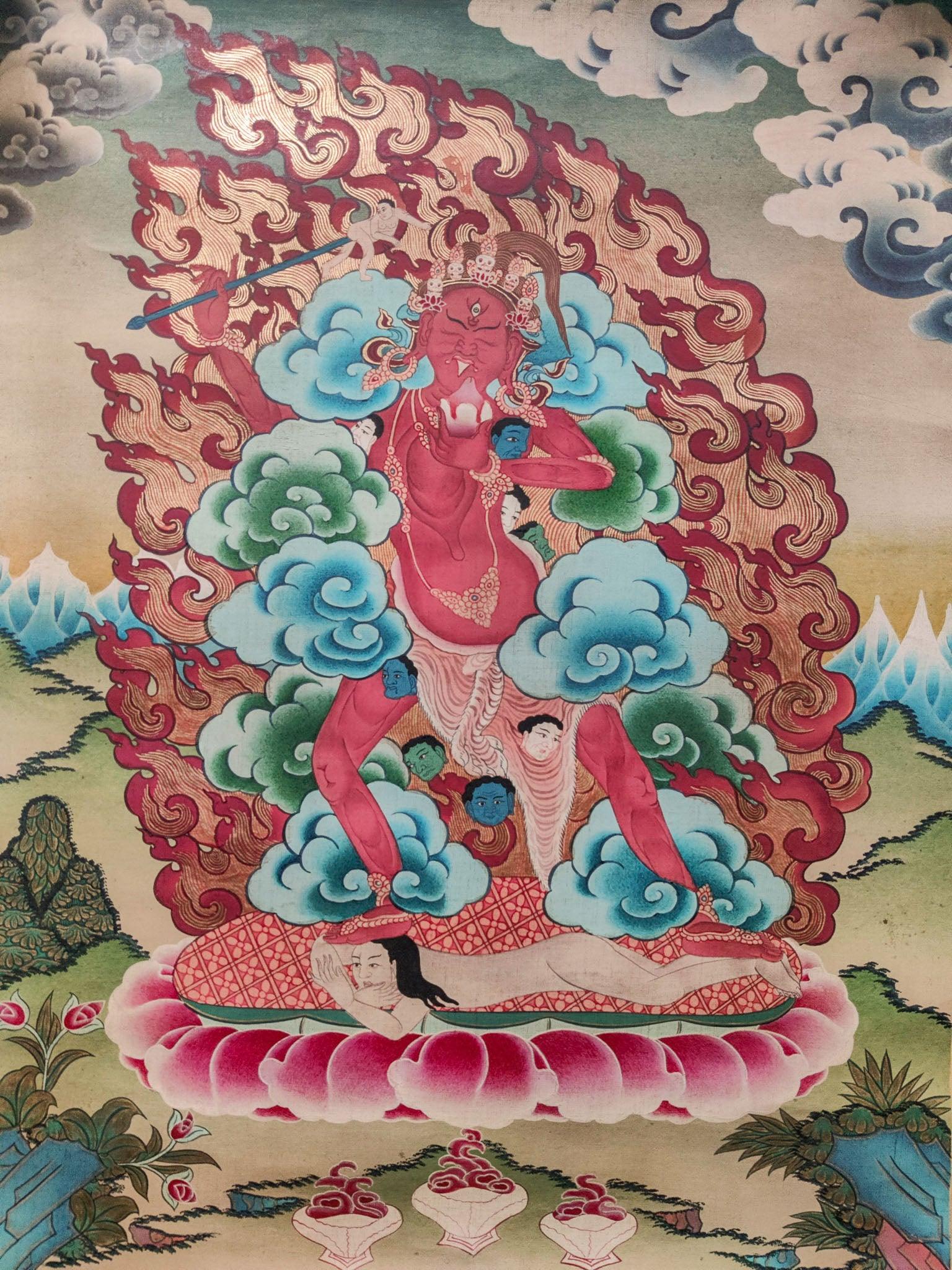 Akajati Tibetan Thangka art