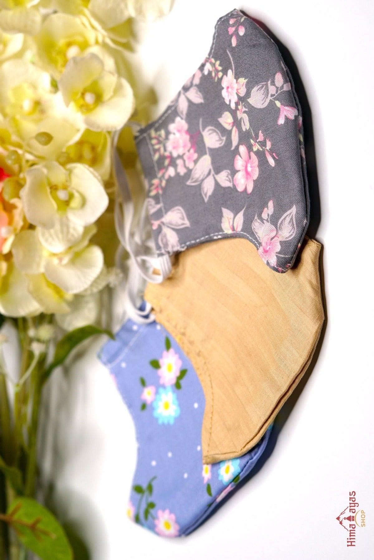 3 set Cotton Face mask for style and Quality