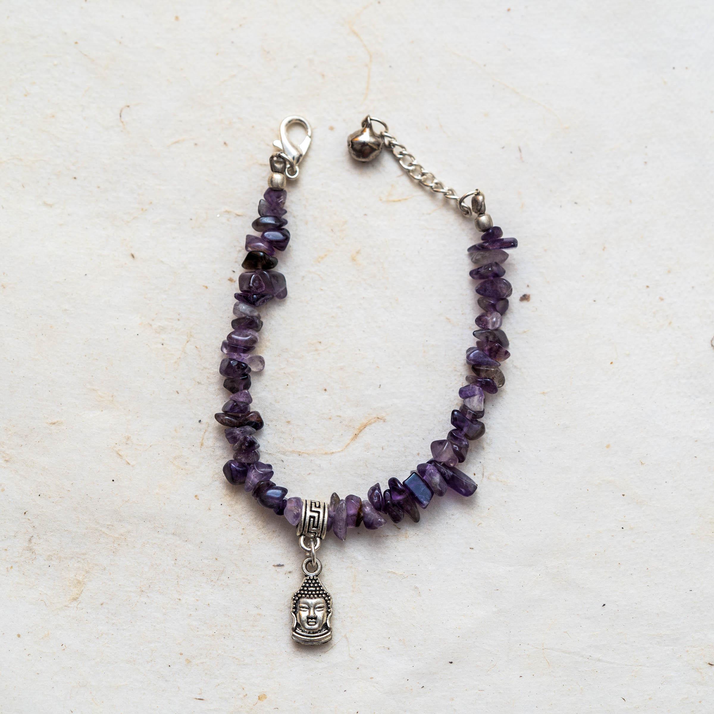 Amethyst Chip Bracelet - Himalayas Shop