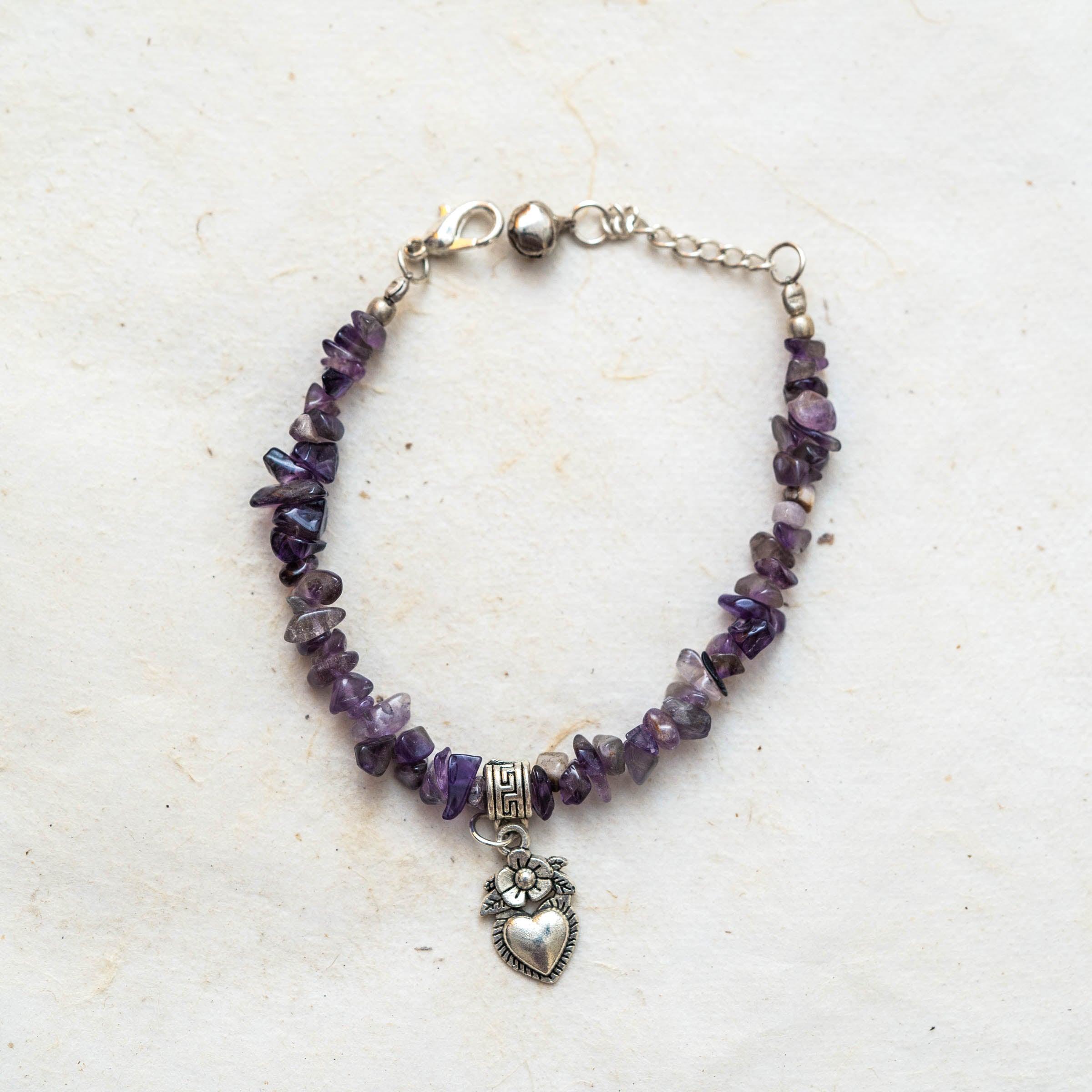 Amethyst Chip Bracelet - Himalayas Shop