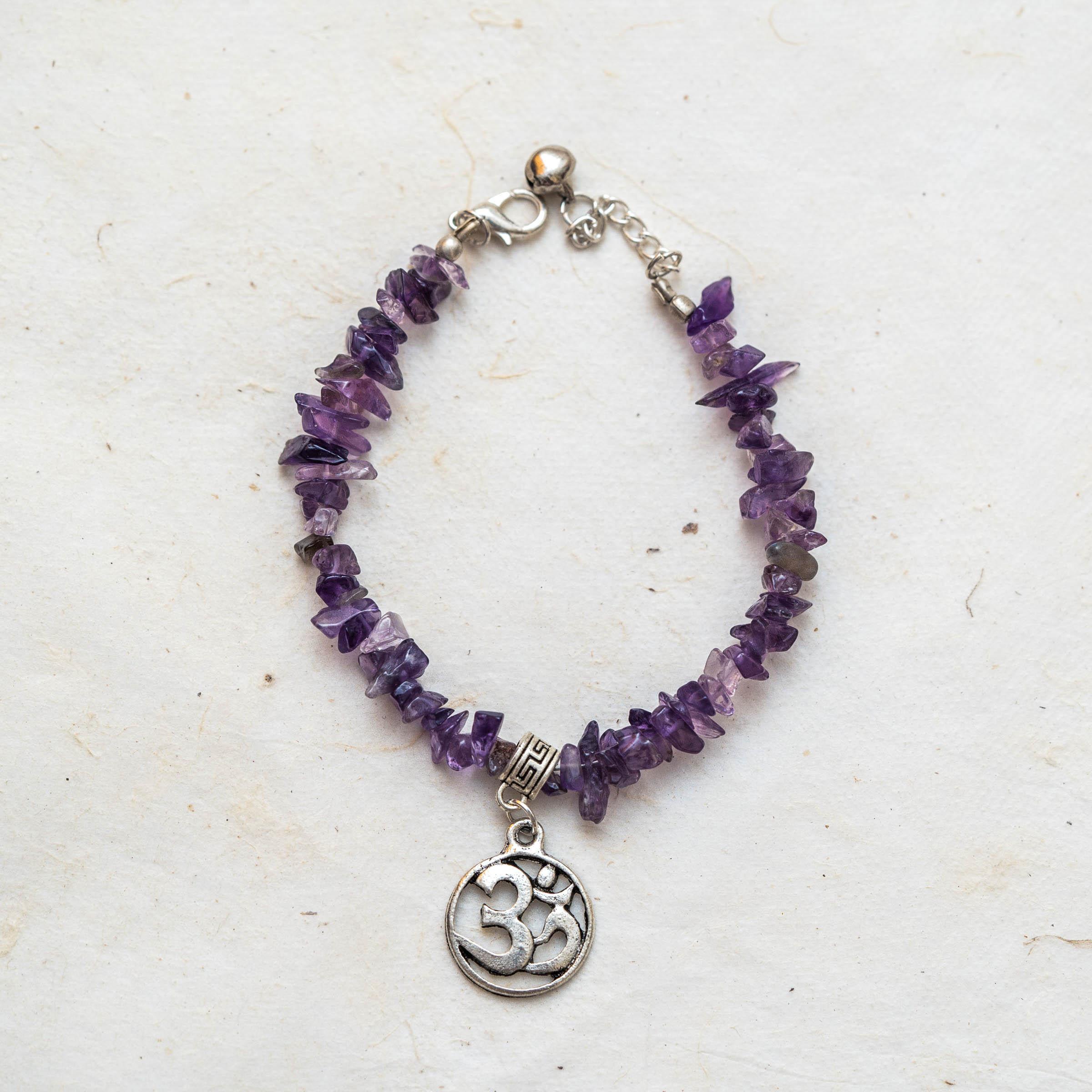 Amethyst Chip Bracelet - Himalayas Shop