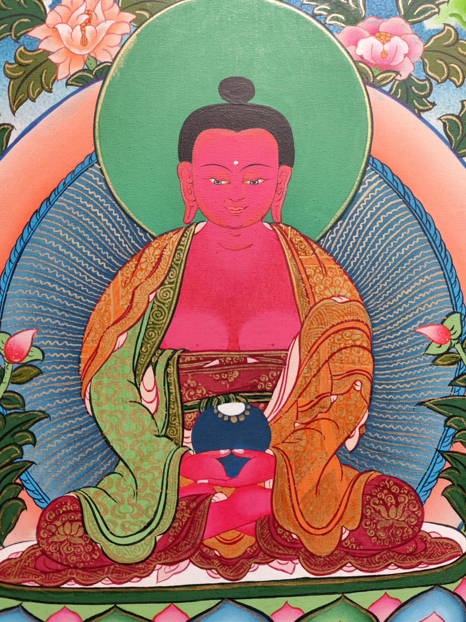 Namo Amitabha Buddha Thangka