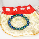 Azurite Malachite Bracelet along with its pouch