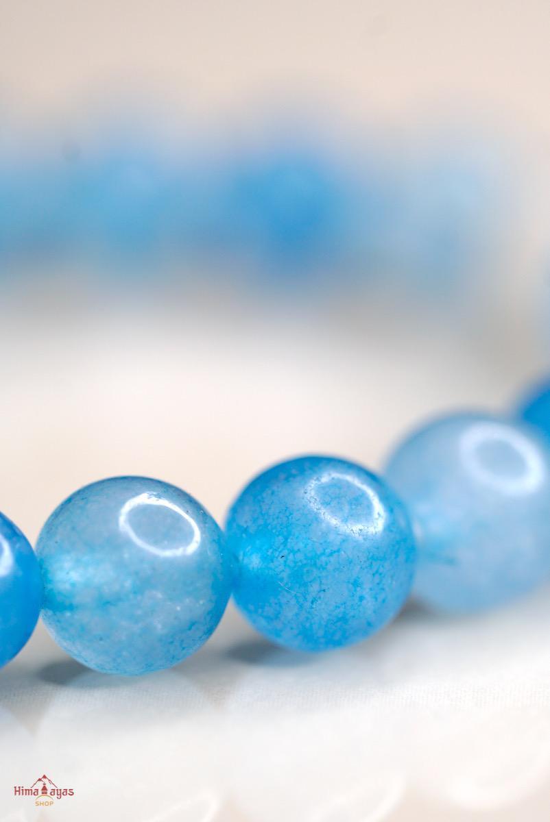 Quality Blue Quartz Beads from Himalayas Shop handmade at Nepal