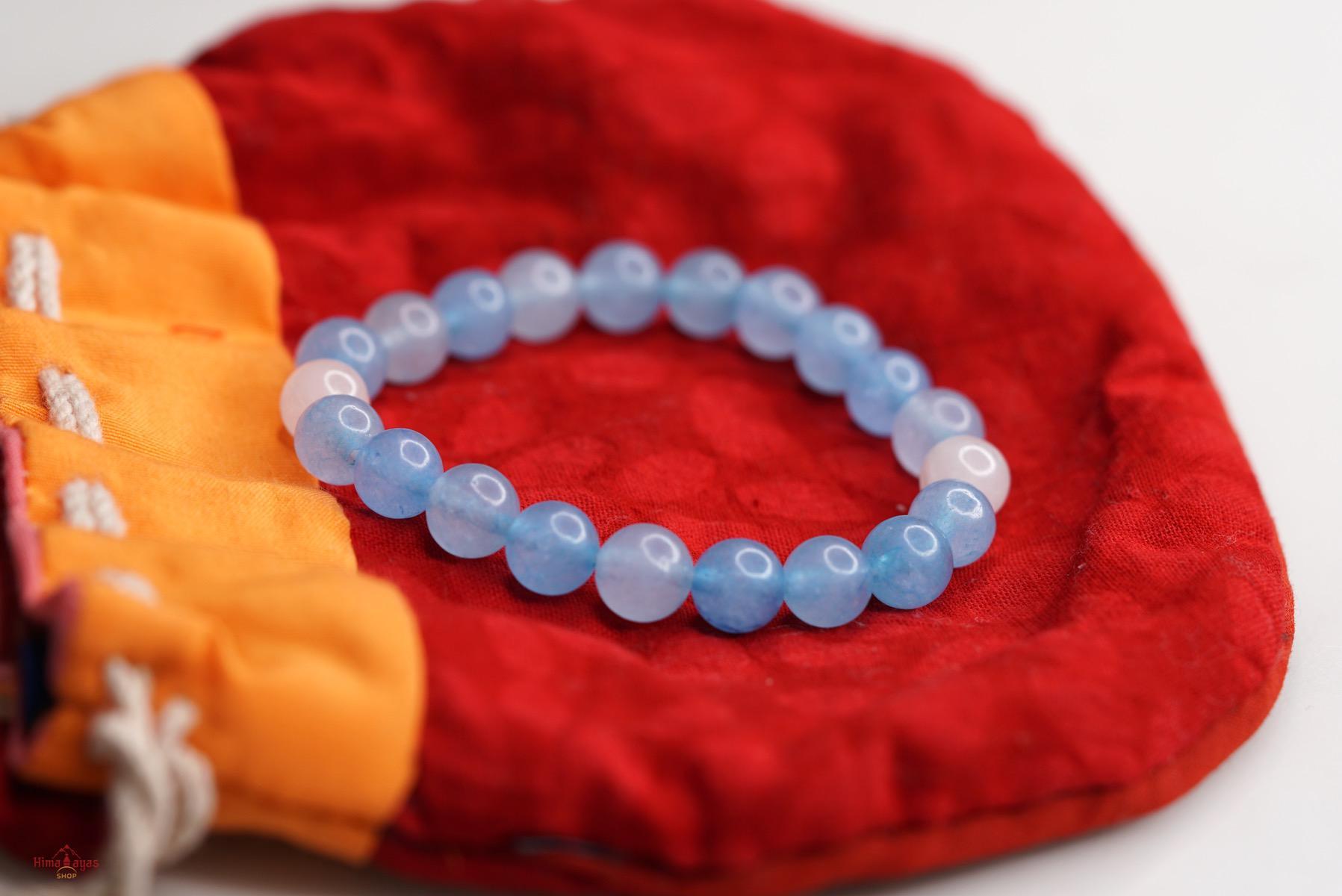 Quality Blue Quartz Beads from Himalayas Shop handmade at Nepal